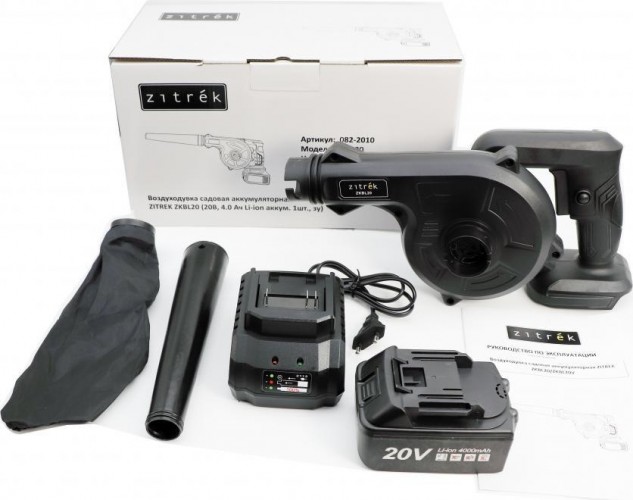 Воздуходувка аккумуляторная ZITREK ZKBL20 082-2010 - изображение 2