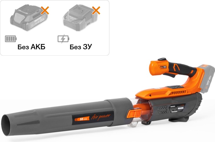 Воздуходувка аккумуляторная DAEWOO DABL 5521Li без акб и зу