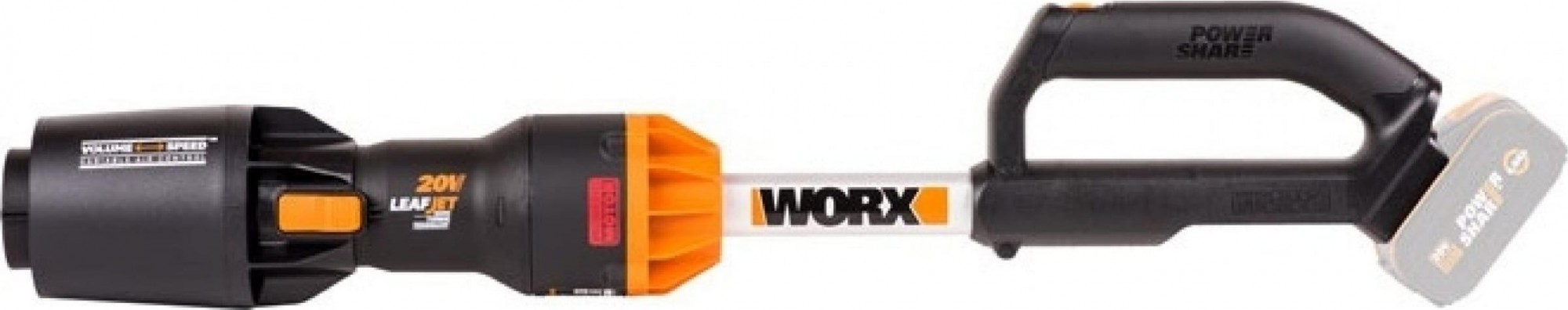 Воздуходувка аккумуляторная Worx WG543E.9 без АКБ и ЗУ бесщеточная WG543E.9