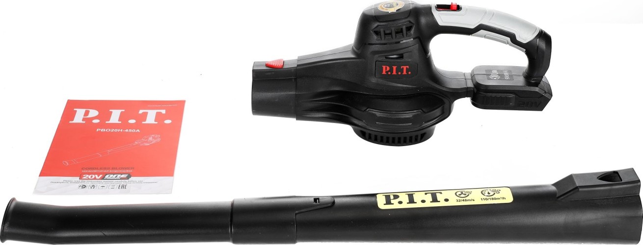Воздуходувка-пылесос аккумуляторная P.I.T. PBO20H-450A Solo - изображение 2