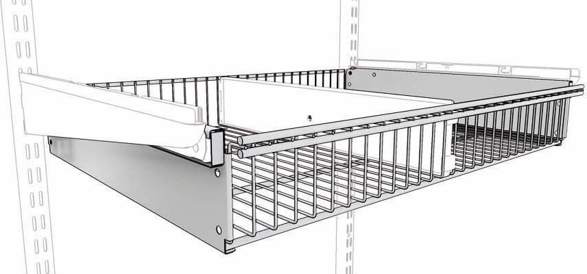 Выдвижная корзина ТИТАН-GS 863*440*181 ЦБ000006659 - изображение 2