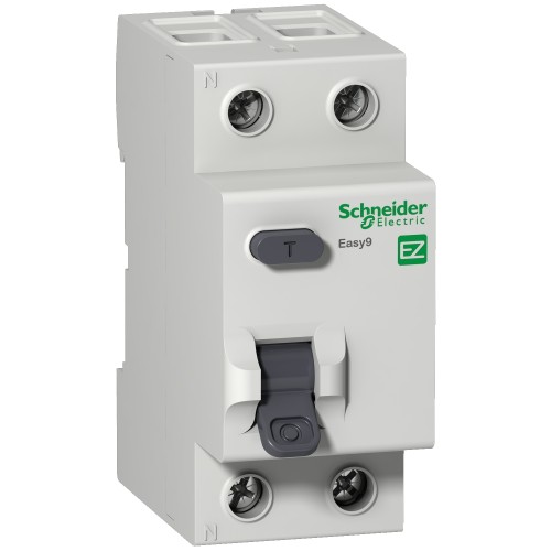 Выключатель дифференциальный (УЗО) SCHNEIDER ELECTRIC 63А Easy9 RCCB 2P 30mA AC RCCB EZ9R05263