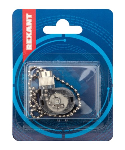 Выключатель для настенного светильника REXANT 32-0101-01 Silver 1шт (БЛИСТЕР F) - изображение 2