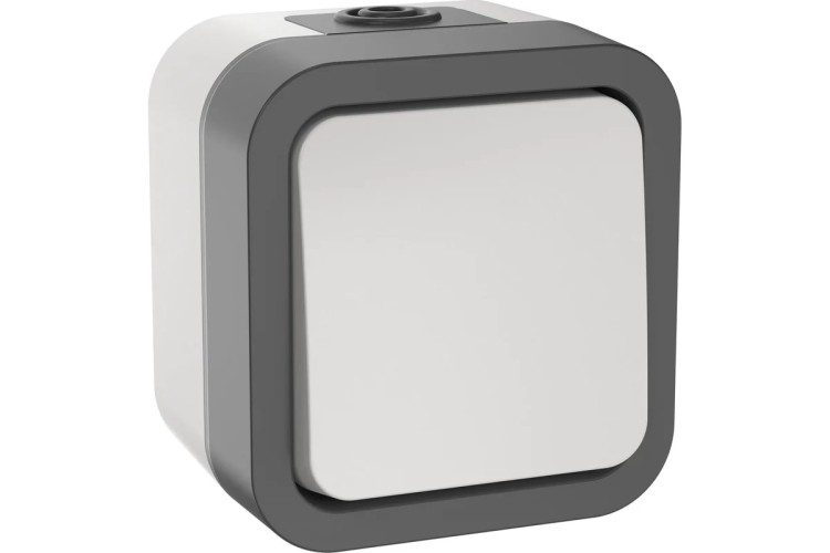 Выключатель IEK TORS 1-кл. ОП 10А IP55 TS201 бел.  TS-V10-0-10-55-K41