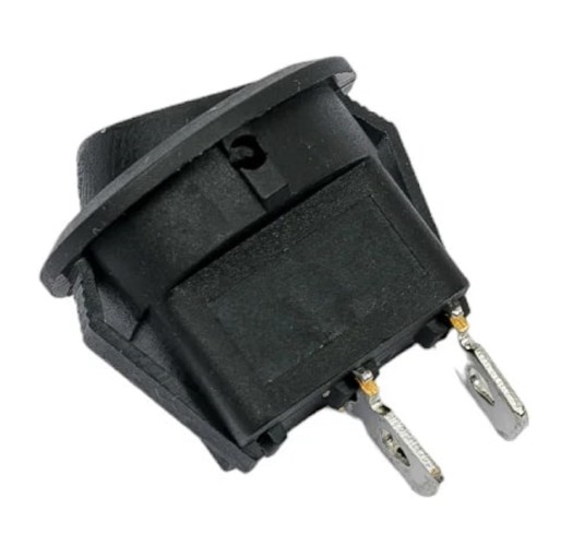 Выключатель клавишный круглый REXANT 250V 6A (2с) ON-OFF ( уп.10 штук ) черный (RWB-212, SC-214, MRS-102-8) 36-2550 - изображение 2