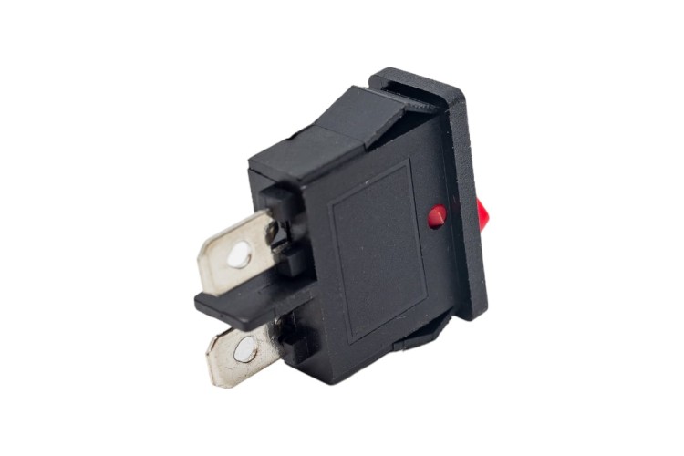 Выключатель клавишный REXANT 250V 6А (2с) ON-OFF ( уп.10 штук ) красный Mini (RWB-103, SC-766, MRS-101-5) 36-2051 - изображение 4