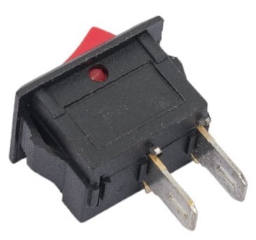 Выключатель клавишный REXANT 250V 3А (2с) ON-OFF красный Micro (RWB-101) ( уп.10 штук ) 36-2011 - изображение 4