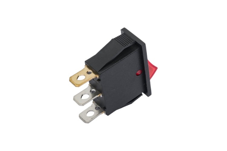 Выключатель клавишный REXANT 250V 15А (3с) ON-OFF ( уп.10 штук ) красный с подсветкой (RWB-404, SC-791, IRS-101-1C) 36-2210 - изображение 5