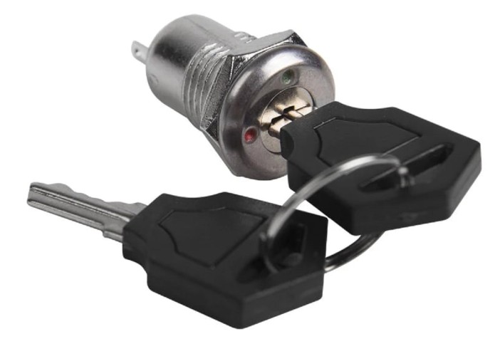 Выключатель ключ REXANT 36-4470 Ø12 250V 0.5А (2с) ON-OFF (K12-01) - изображение 2