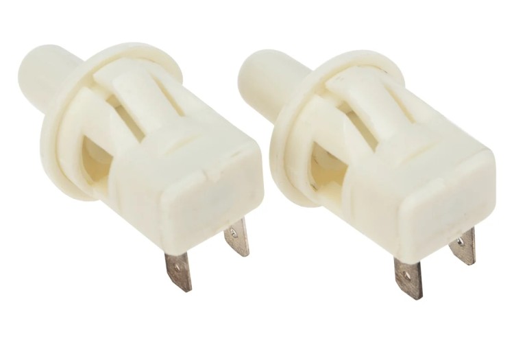 Выключатель-кнопка REXANT 250V 2.5А (2с) ON-(OFF) ( уп.10 штук ) Б/Фикс белый (PBS-19С) (мебельная) 36-3020 - изображение 3