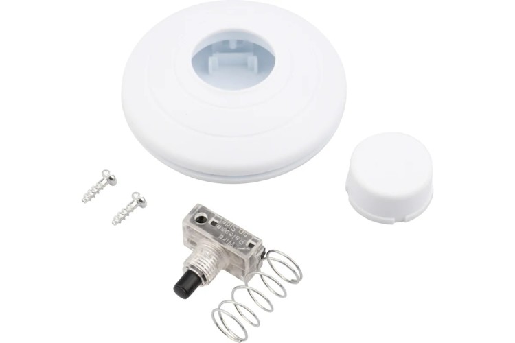 Выключатель-кнопка REXANT 250V 2A ON-OFF белый (напольный - для лампы) 36-3015 - изображение 3