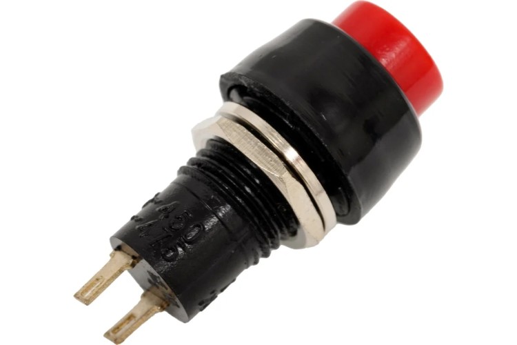 Выключатель-кнопка REXANT 250V 2А (2с) OFF-(ON) Б/Фикс красная Micro (PBS-20В) ( уп.10 штук ) 36-3080 - изображение 3