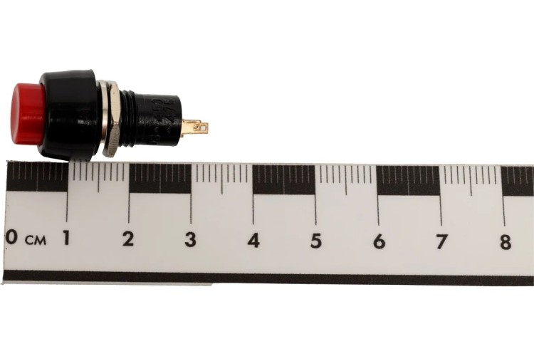 Выключатель-кнопка REXANT 250V 2А (2с) OFF-(ON) Б/Фикс красная Micro (PBS-20В) ( уп.10 штук ) 36-3080 - изображение 5