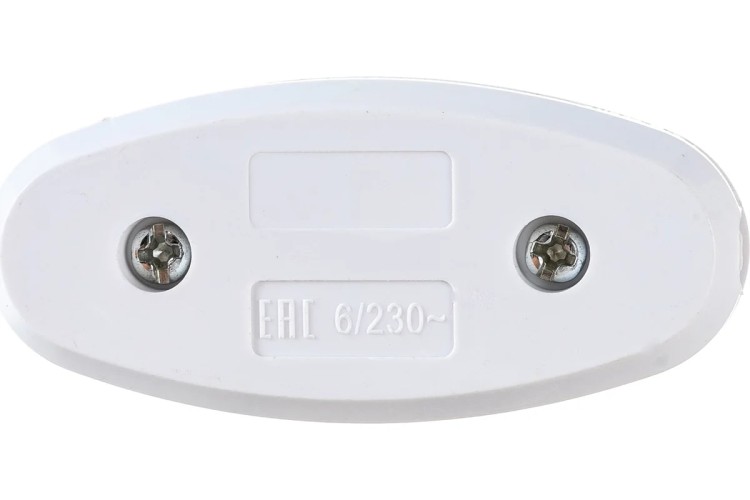 Выключатель-кнопка REXANT 250V 6А ON-OFF белый на электропровод (для настольной лампы/бра) 36-3016 - изображение 3