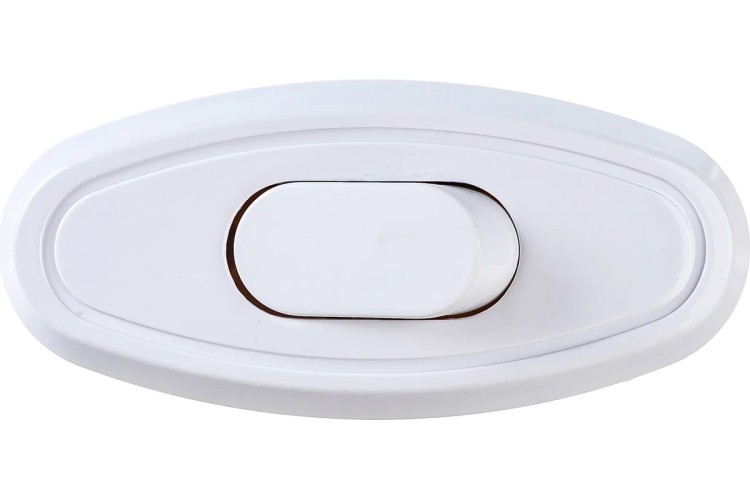 Выключатель-кнопка REXANT 250V 6А ON-OFF белый на электропровод (для настольной лампы/бра) 36-3016 - изображение 2