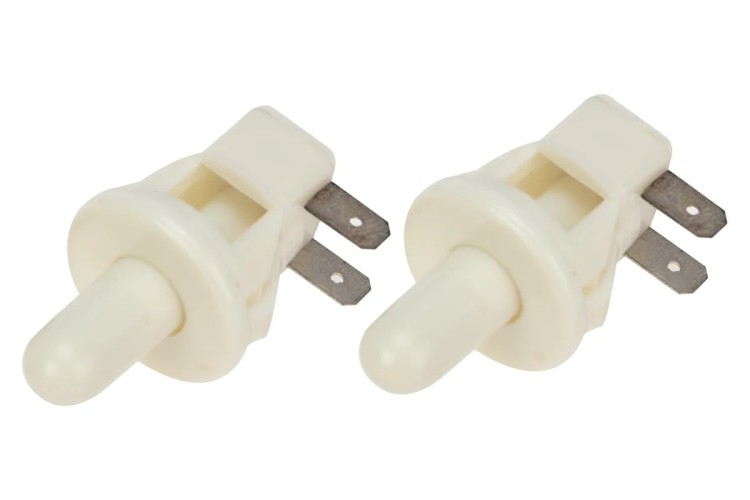 Выключатель-кнопка REXANT 250V 2.5А (2с) ON-(OFF) ( уп.10 штук ) Б/Фикс белый (PBS-19С) (мебельная) 36-3020 - изображение 2