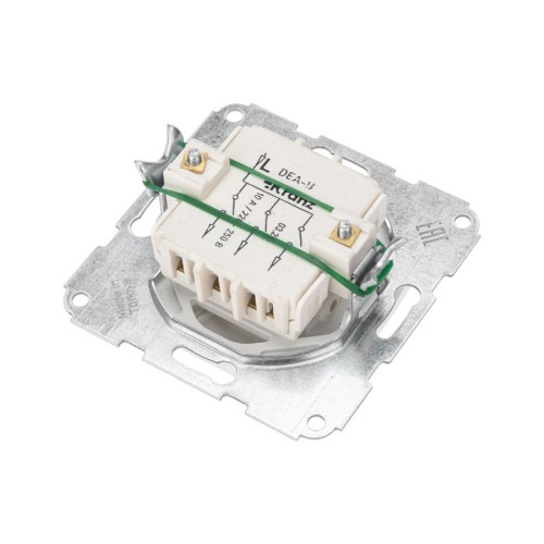 Выключатель Kranz KR-78-0204 DEA 3кл с/у 10А мех. бел - изображение 4