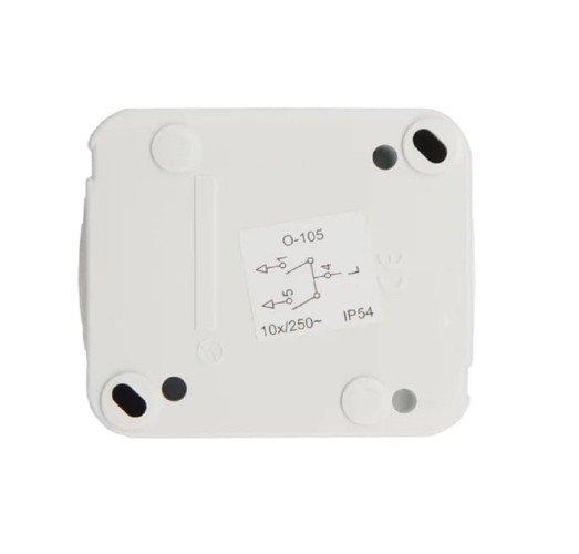 Выключатель Kranz KR-78-0602 двухклавишный Mini OG IP54, о/у, белый - изображение 4
