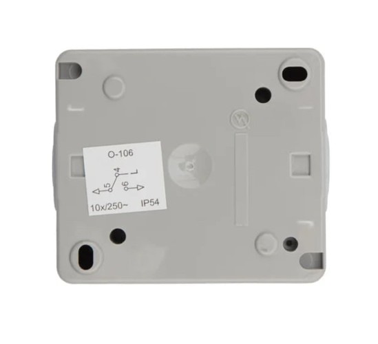 Выключатель Kranz KR-78-0610 проходной INDUSTRIAL IP54, о/у, серый - изображение 4