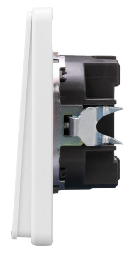 Выключатель Kranz KR-78-0705-1 Round 1 кл, перламутр - изображение 2