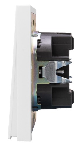 Выключатель Kranz KR-78-0705-4 Strong 1 кл, жемчуг - изображение 2