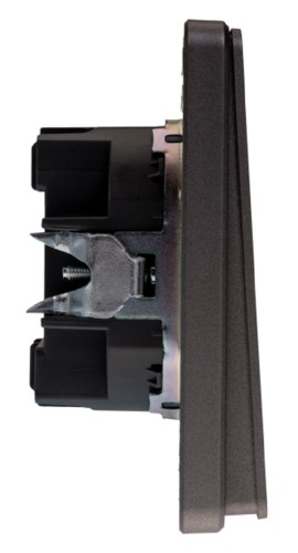 Выключатель Kranz KR-78-0706-2 Round 2 кл, титан - изображение 4