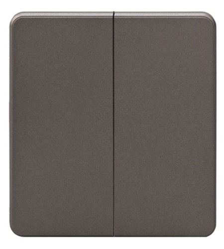 Выключатель Kranz KR-78-0706-2 Round 2 кл, титан