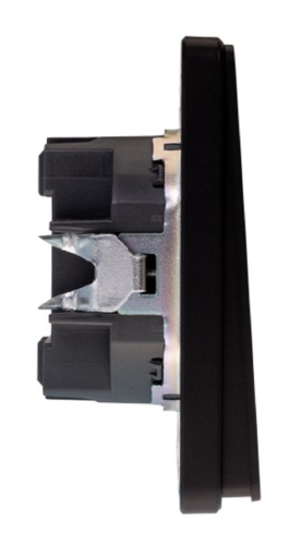 Выключатель Kranz KR-78-0706-3 Round 2 кл, оникс - изображение 4