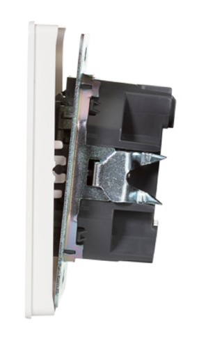 Выключатель Kranz KR-78-0710-1 Round 1 кл перекрестный (переключатель), перламутр - изображение 2