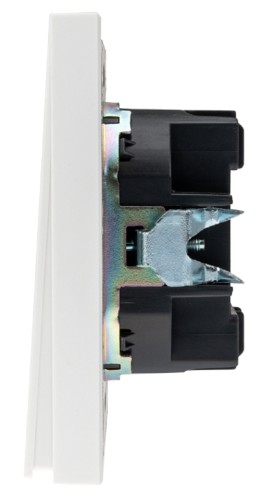 Выключатель Kranz KR-78-0710-4 Strong 1 кл перекрестный (переключатель), жемчуг - изображение 2