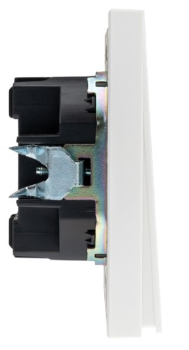 Выключатель Kranz KR-78-0710-4 Strong 1 кл перекрестный (переключатель), жемчуг - изображение 4