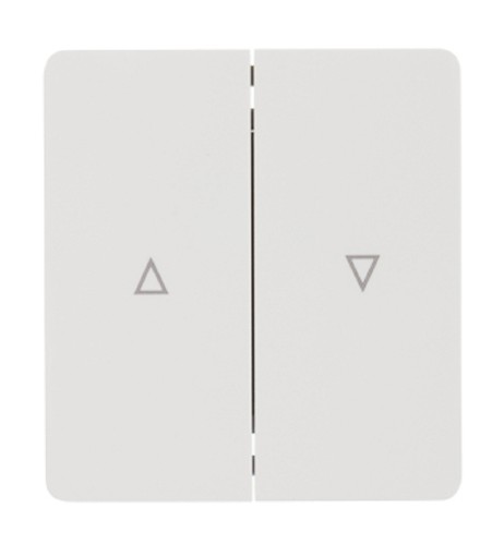 Выключатель Kranz KR-78-0711-1 Round 2 кл для жалюзи возвратный, перламутр