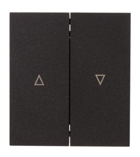 Выключатель Kranz KR-78-0711-5 Strong 2 кл для жалюзи возвратный, антрацит