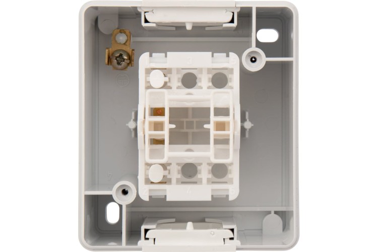 Выключатель Kranz KR-78-0834 одноклавишный INDUSTRIAL IP54, о/у, белый - изображение 5