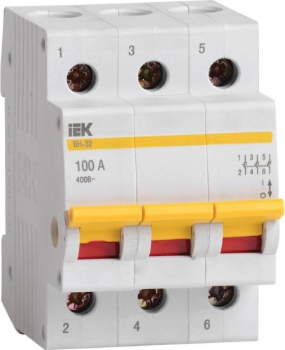 Выключатель нагрузки IEK ВН-32 100А/3П MNV10-3-100