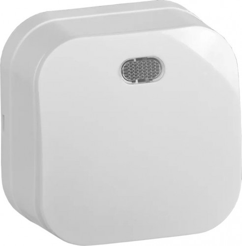 Выключатель одноклавишный IEK GLORY ВС20-1-1-ХБ 10А с индикацией, белый EVH11-K01-10