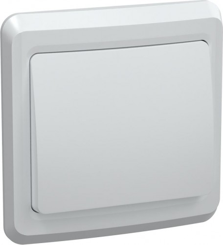 Выключатель одноклавишный IEK Вега ВС10-1-0-ВБ 10А IP20 белый EVV10-K01-10-DM