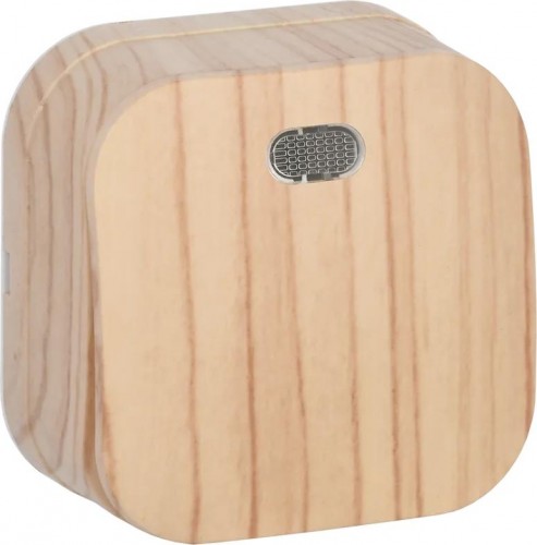 Выключатель одноклавишный IEK GLORY ВС20-1-1-ХС 10А с индикацией, сосна EVH11-K34-10