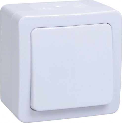 Выключатель одноклавишный IEK GERMES Plus ВСк20-1-0-ГПБ 10А IP54 EVMP13-K01-10-54-EC