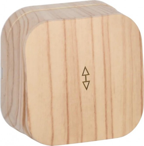 Выключатель проходной IEK GLORY ВСп10-1-0-ХС 1-клавишный 10А сосна EVH12-K34-10