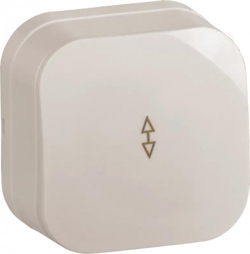 Выключатель проходной IEK GLORY ВСп10-1-0-ХК 1-клавишный 10А кремовый EVH12-K33-10