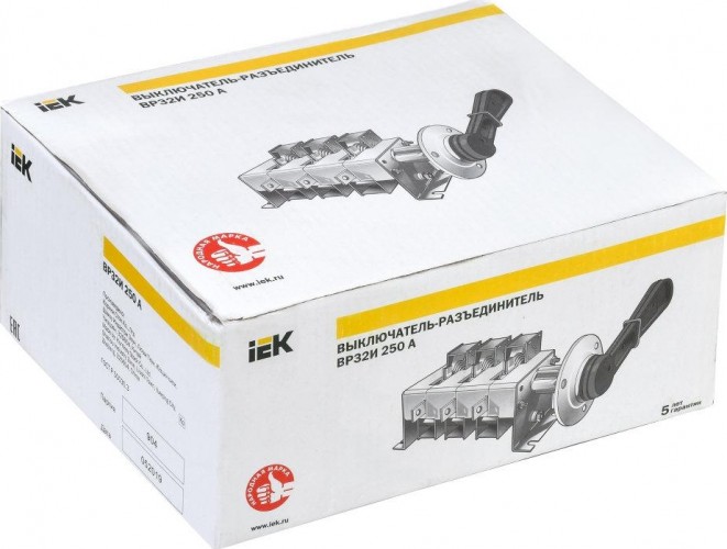 Выключатель - разъединитель IEK ВР32И-35В31250  250А - изображение 2