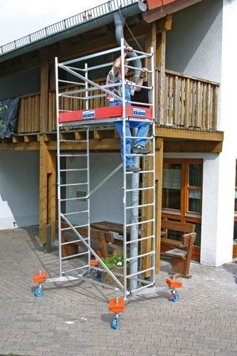 Вышка-тура алюминиевая KRAUSE MONTO "ClimTec" Н-5 м - изображение 2