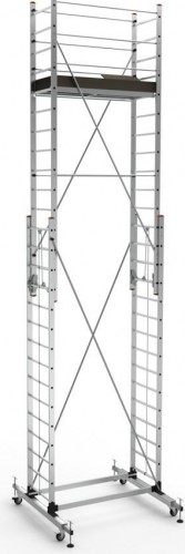 Вышка-тура алюминиевая Sarayli 2x15 + 2x15 с подъемным механизмом 5315