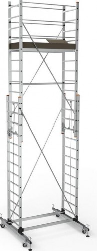 Вышка-тура алюминиевая Sarayli 2x13 + 2x13 с подъемным механизмом 5313