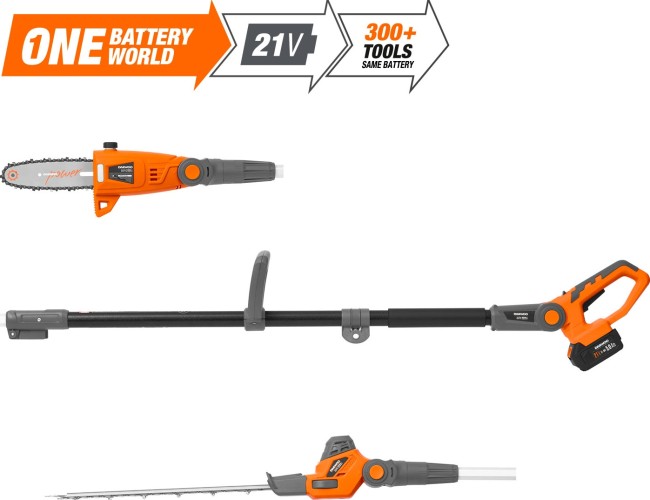 Высоторез аккумуляторный DAEWOO DAPH 2221Li SET - изображение 2