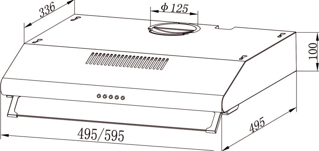Вытяжка кухонная making Oasis everywhere UP-50I 4640130907679 - изображение 2
