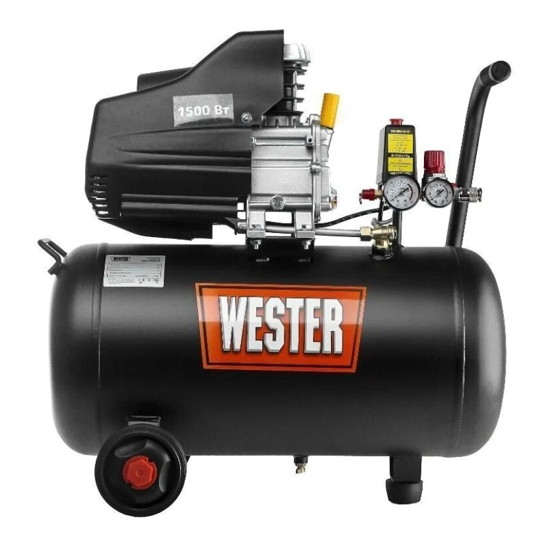 Компрессор WESTER WK1500/50 масляный, 1500Вт, 190л/мин, 50л, 8 бар - изображение 4