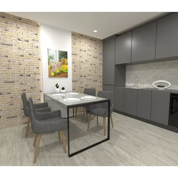 Камень искусственный White Hills Дерри Брик бежевый 0.62 м2 - изображение 5