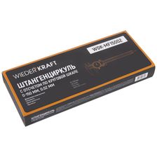 Штангенциркуль с отсчетом по круговой шкале WIEDERKRAFT 0-150 мм 0.02 мм WDK-MF15002 - изображение 8